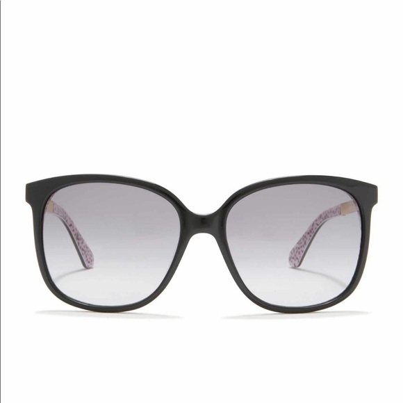 Kate Spade Mackenzee Black Pattern Red Sunglasses